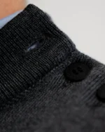 Pull unisexe Perceval gris 100 % laine Mérinos – Image 6