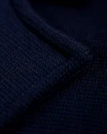 Blazer Yvain bleu marine en maille Milano 100 % laine mérinos – Image 7