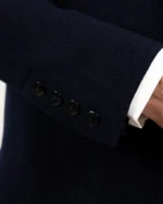 Blazer Yvain bleu marine en maille Milano 100 % laine mérinos – Image 6